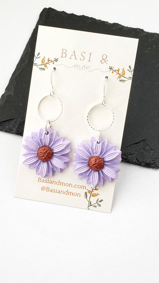 Beatrice Earrings - Lilac