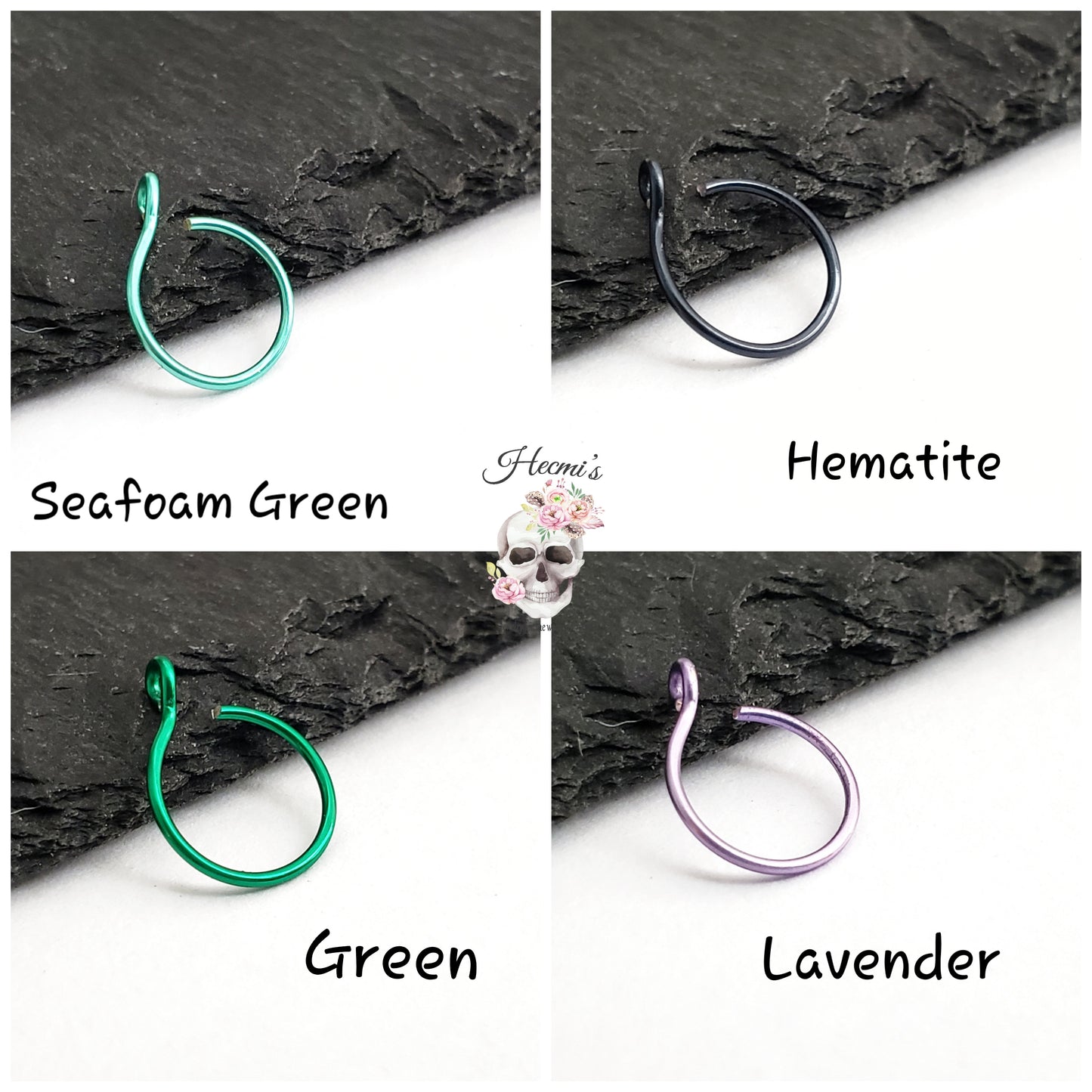 Colorful Faux Nose Ring