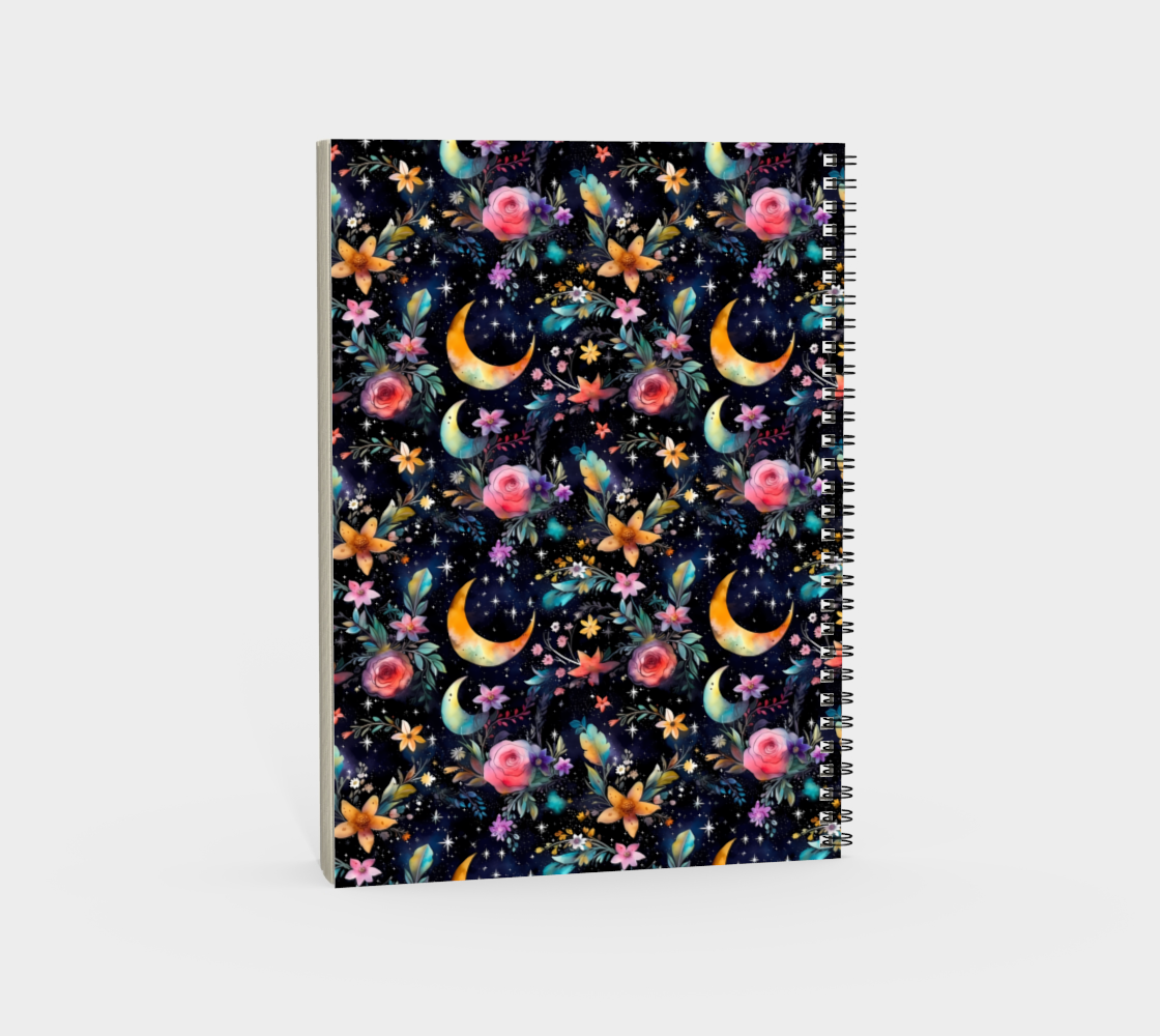 Mystic Moon Spiral Notebook