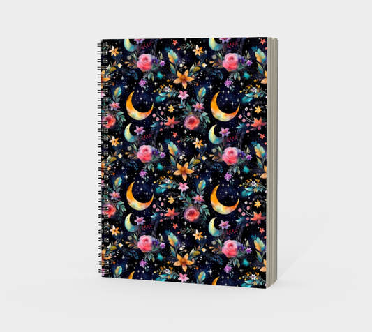 Mystic Moon Spiral Notebook