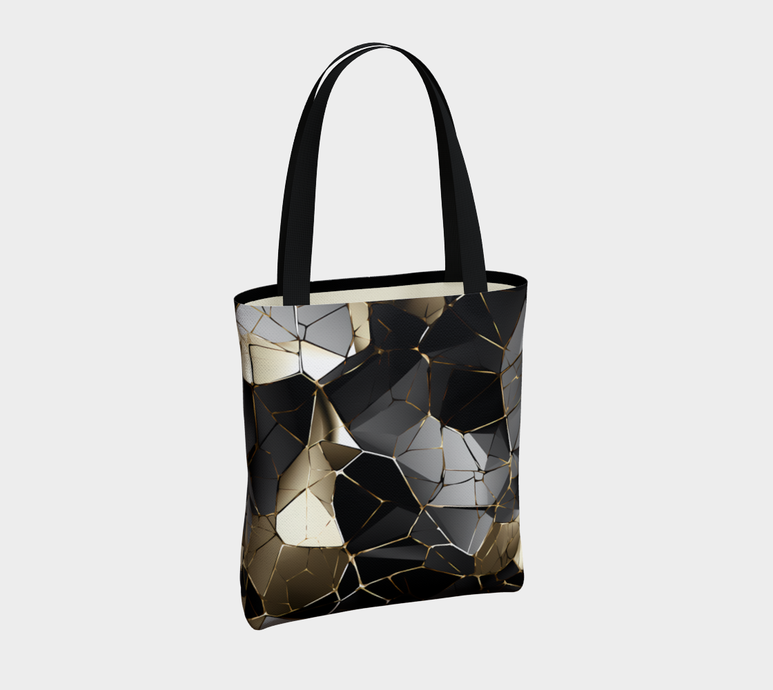 Metallic Abstract Tote Bag