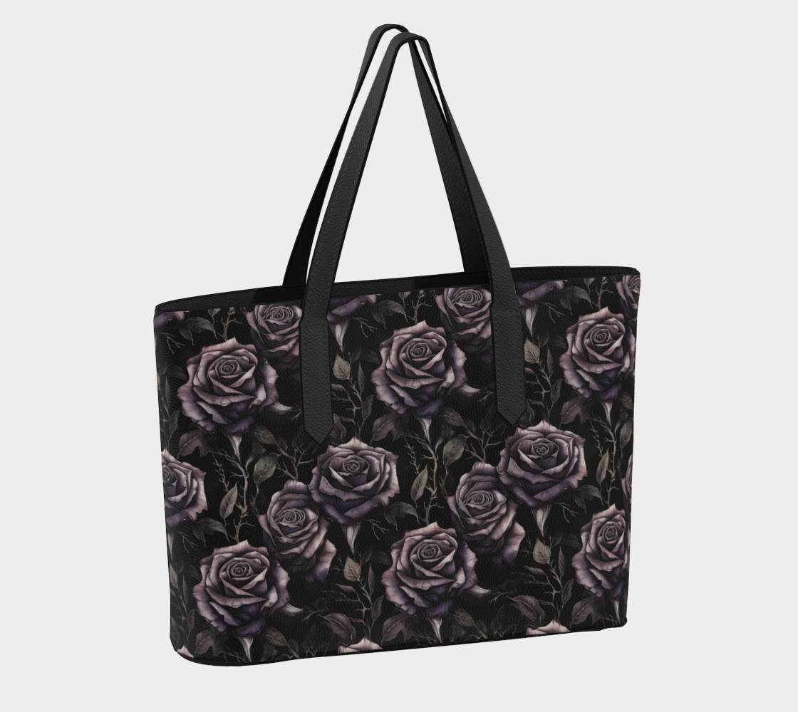 Grey Roses Bag